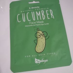 CUCUMBER FACE SHEET MASK